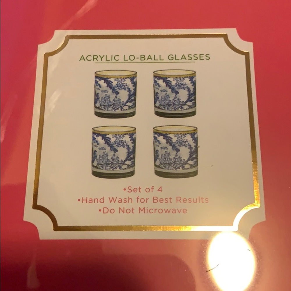 NWT Lilly Pulitzer Acrylic glasses - Picture 4 of 4